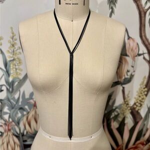 Black Tassel Necklace